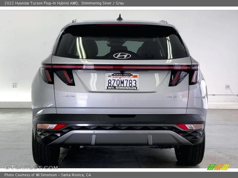Shimmering Silver / Gray 2022 Hyundai Tucson Plug-In Hybrid AWD