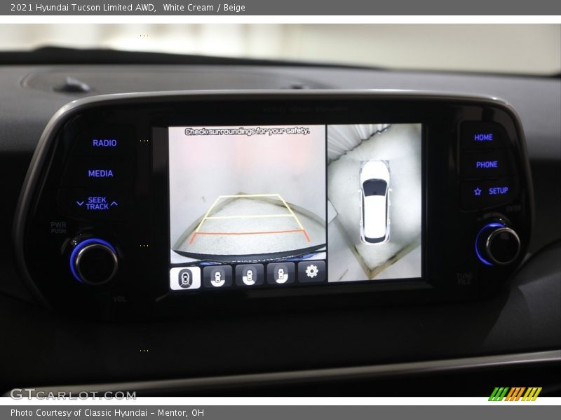 White Cream / Beige 2021 Hyundai Tucson Limited AWD
