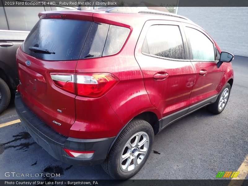 Ruby Red Metallic / Ebony Black 2019 Ford EcoSport SE 4WD