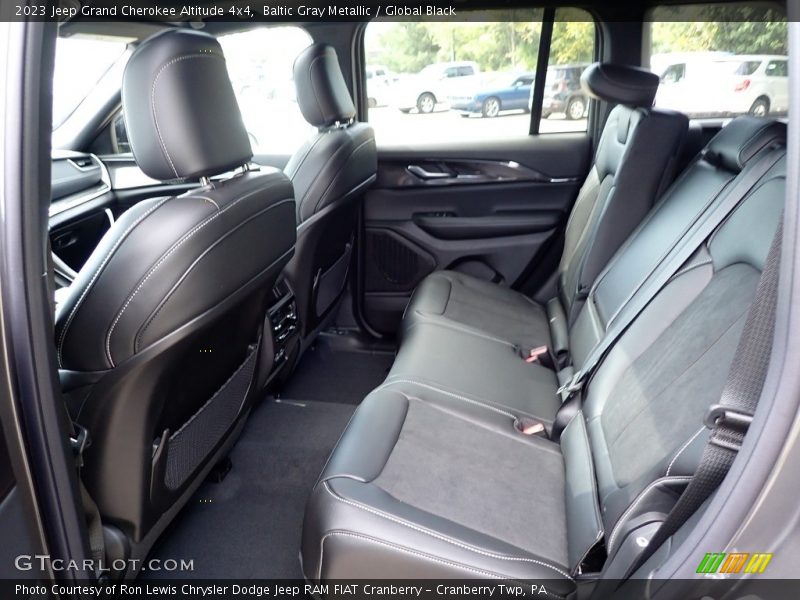 Rear Seat of 2023 Grand Cherokee Altitude 4x4