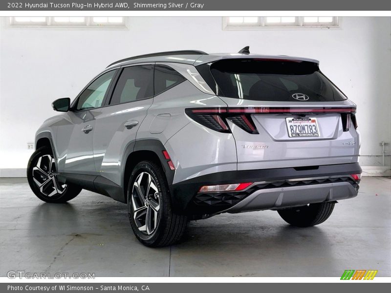 Shimmering Silver / Gray 2022 Hyundai Tucson Plug-In Hybrid AWD