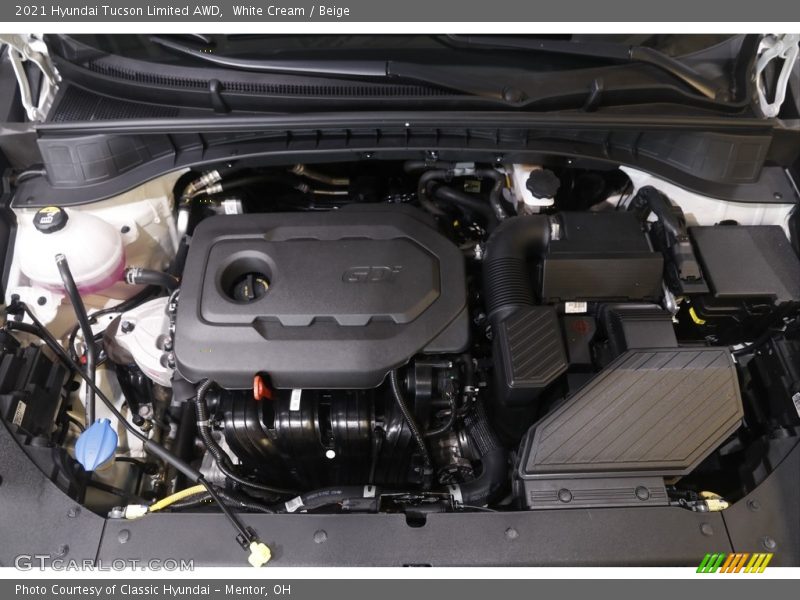 White Cream / Beige 2021 Hyundai Tucson Limited AWD