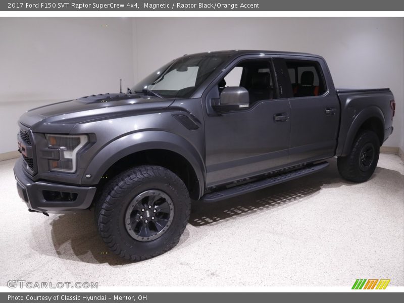 Magnetic / Raptor Black/Orange Accent 2017 Ford F150 SVT Raptor SuperCrew 4x4