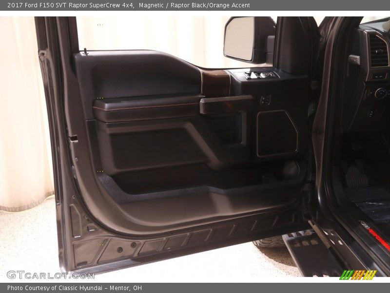 Magnetic / Raptor Black/Orange Accent 2017 Ford F150 SVT Raptor SuperCrew 4x4