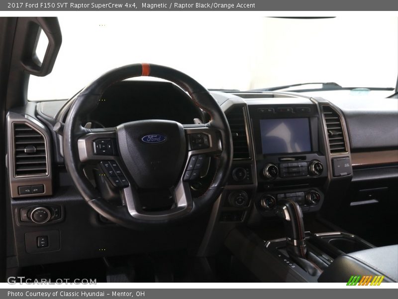 Magnetic / Raptor Black/Orange Accent 2017 Ford F150 SVT Raptor SuperCrew 4x4