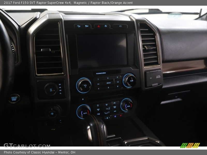 Magnetic / Raptor Black/Orange Accent 2017 Ford F150 SVT Raptor SuperCrew 4x4