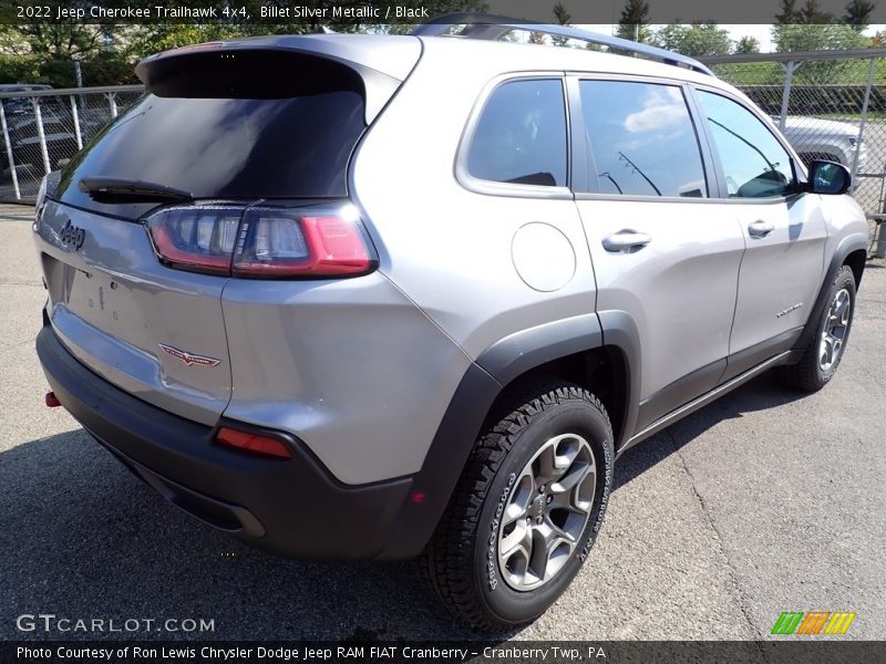 Billet Silver Metallic / Black 2022 Jeep Cherokee Trailhawk 4x4