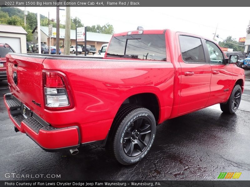 Flame Red / Black 2022 Ram 1500 Big Horn Night Edition Crew Cab 4x4