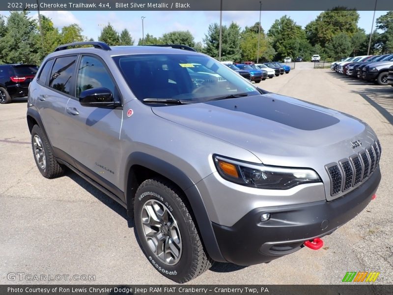 Billet Silver Metallic / Black 2022 Jeep Cherokee Trailhawk 4x4