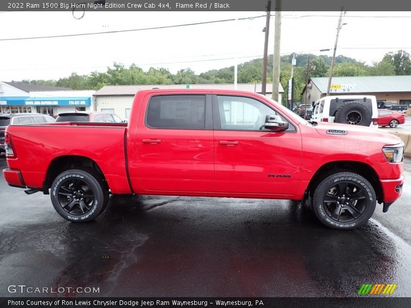 Flame Red / Black 2022 Ram 1500 Big Horn Night Edition Crew Cab 4x4