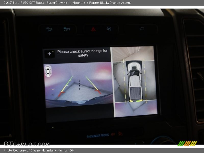 Magnetic / Raptor Black/Orange Accent 2017 Ford F150 SVT Raptor SuperCrew 4x4