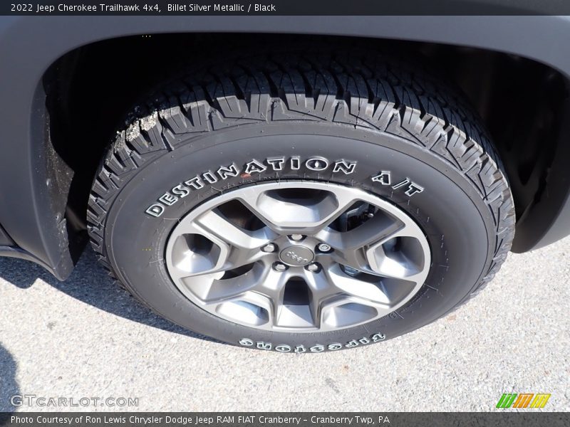 Billet Silver Metallic / Black 2022 Jeep Cherokee Trailhawk 4x4