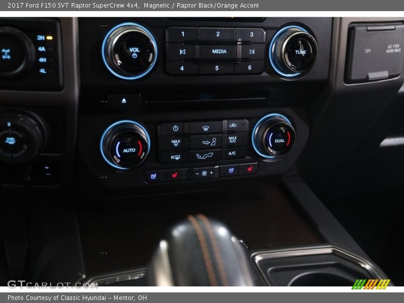 Magnetic / Raptor Black/Orange Accent 2017 Ford F150 SVT Raptor SuperCrew 4x4