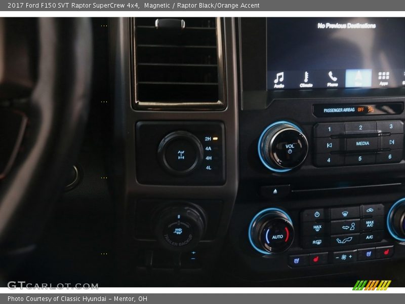 Magnetic / Raptor Black/Orange Accent 2017 Ford F150 SVT Raptor SuperCrew 4x4