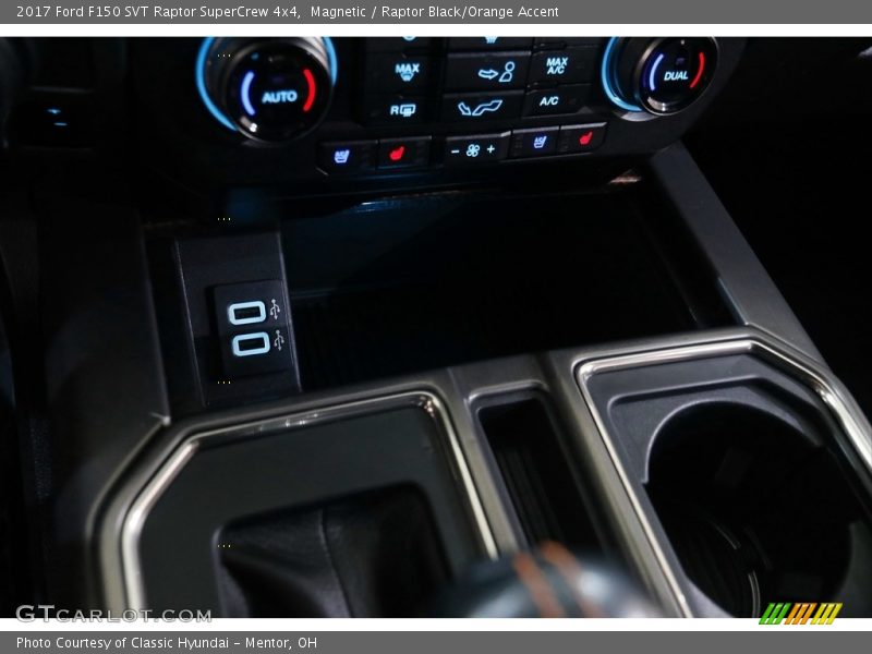 Magnetic / Raptor Black/Orange Accent 2017 Ford F150 SVT Raptor SuperCrew 4x4