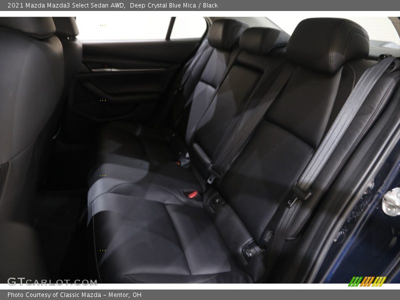 Deep Crystal Blue Mica / Black 2021 Mazda Mazda3 Select Sedan AWD