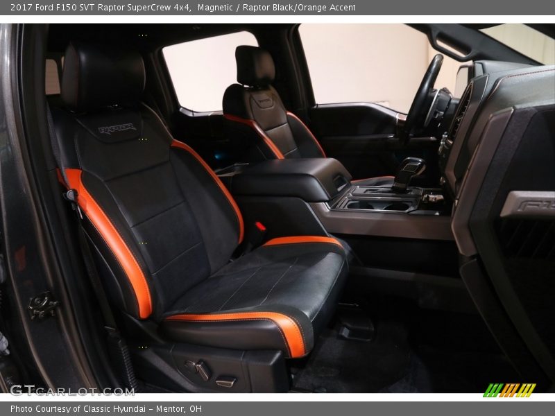 Magnetic / Raptor Black/Orange Accent 2017 Ford F150 SVT Raptor SuperCrew 4x4