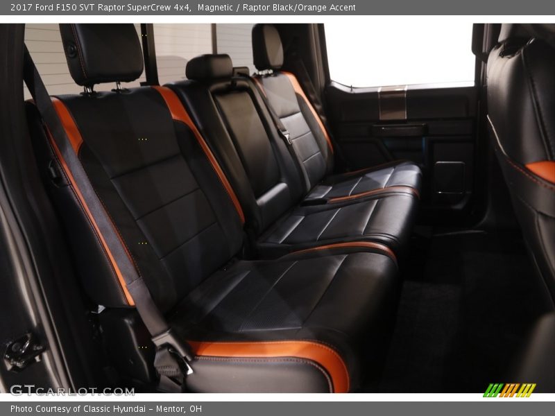 Magnetic / Raptor Black/Orange Accent 2017 Ford F150 SVT Raptor SuperCrew 4x4