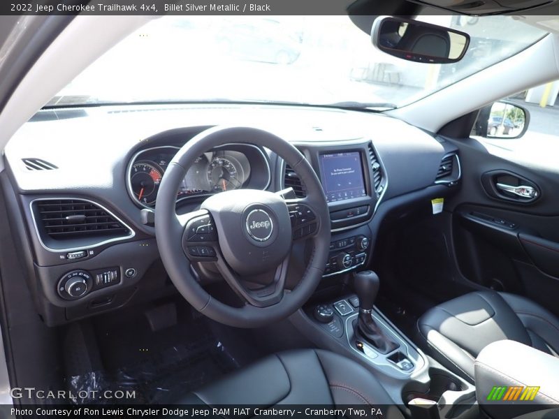Billet Silver Metallic / Black 2022 Jeep Cherokee Trailhawk 4x4