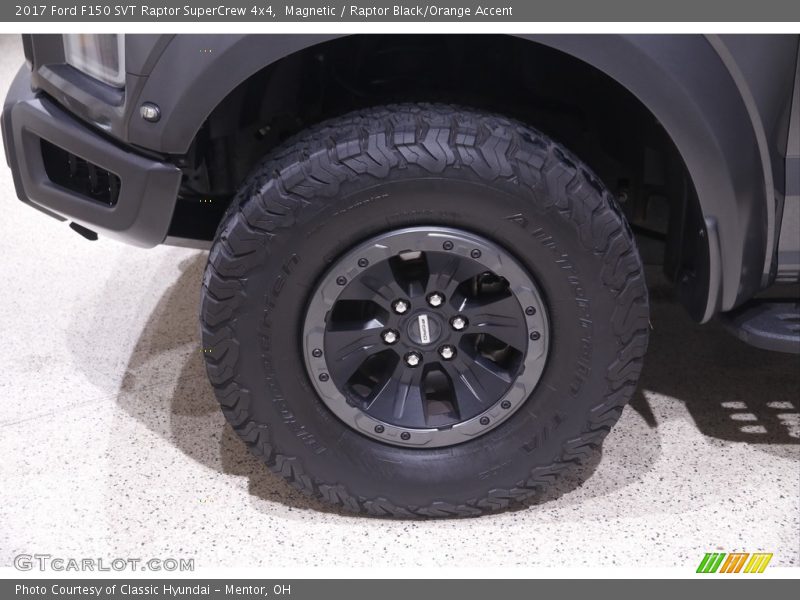 Magnetic / Raptor Black/Orange Accent 2017 Ford F150 SVT Raptor SuperCrew 4x4