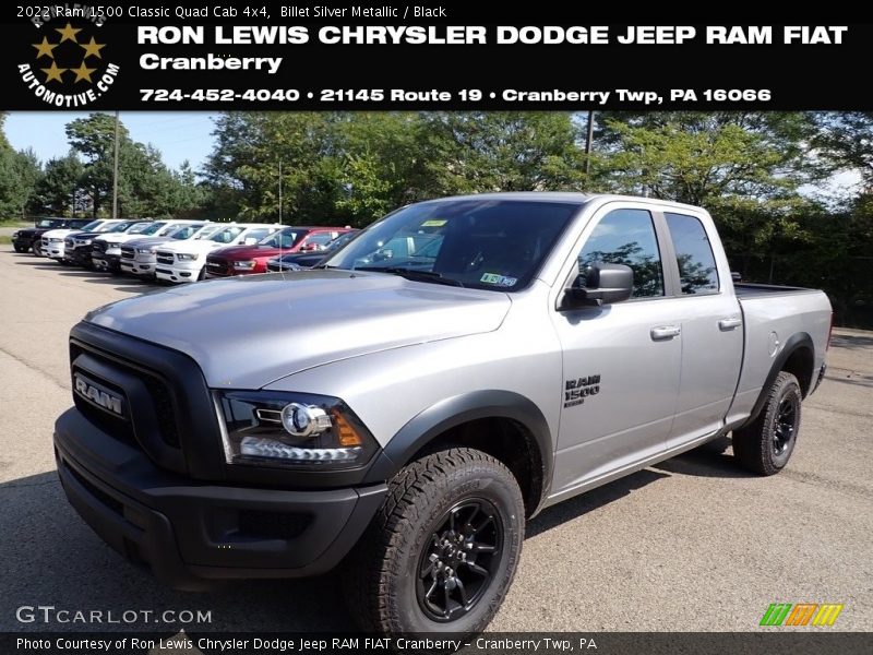 Billet Silver Metallic / Black 2022 Ram 1500 Classic Quad Cab 4x4