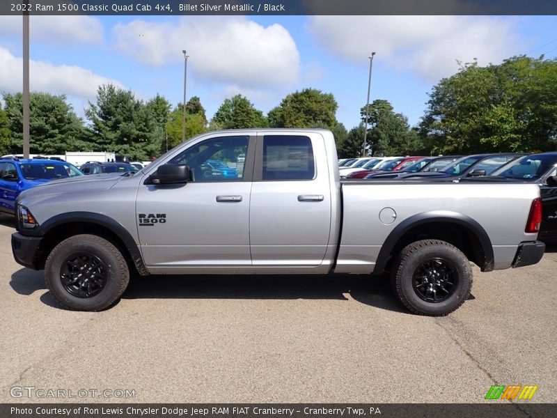 Billet Silver Metallic / Black 2022 Ram 1500 Classic Quad Cab 4x4