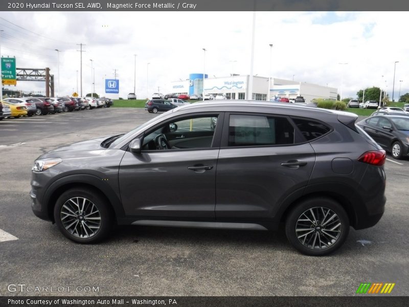 Magnetic Force Metallic / Gray 2020 Hyundai Tucson SEL AWD