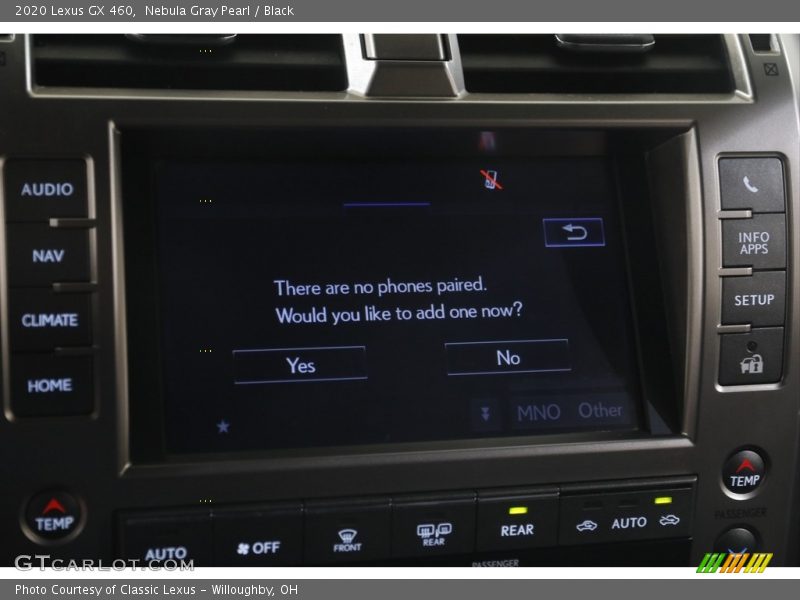 Nebula Gray Pearl / Black 2020 Lexus GX 460