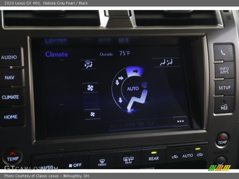Nebula Gray Pearl / Black 2020 Lexus GX 460