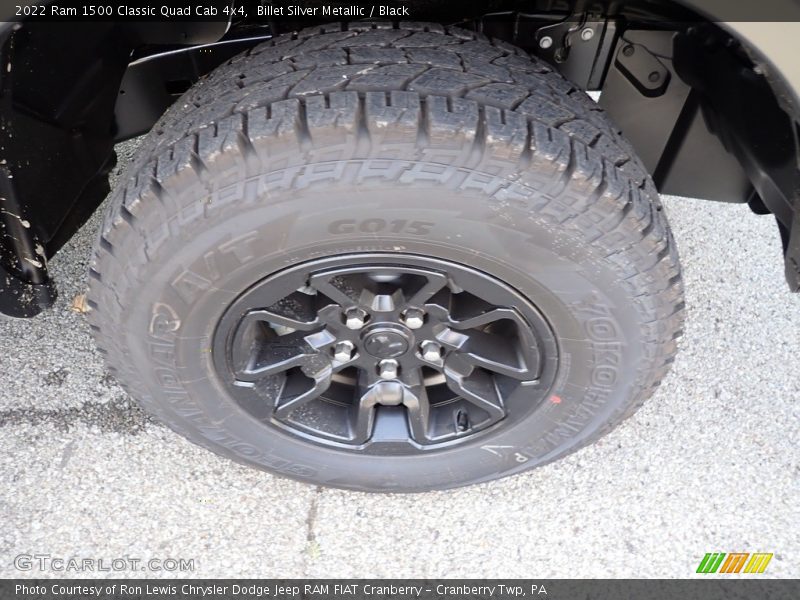 Billet Silver Metallic / Black 2022 Ram 1500 Classic Quad Cab 4x4