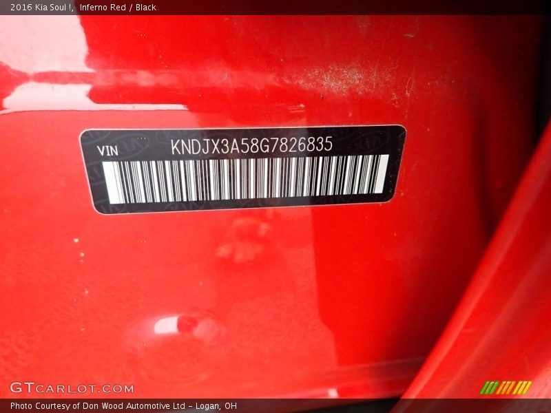 Inferno Red / Black 2016 Kia Soul !