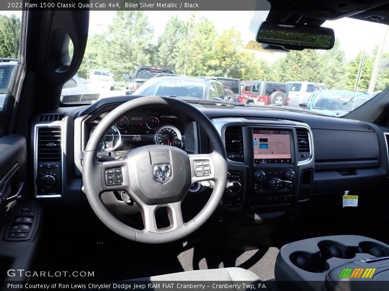 Billet Silver Metallic / Black 2022 Ram 1500 Classic Quad Cab 4x4