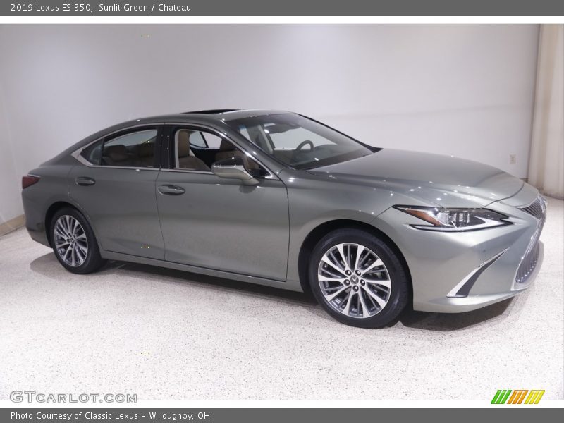 Sunlit Green / Chateau 2019 Lexus ES 350