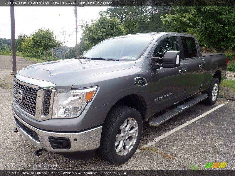 Gun Metallic / Black 2018 Nissan TITAN XD SV Crew Cab 4x4