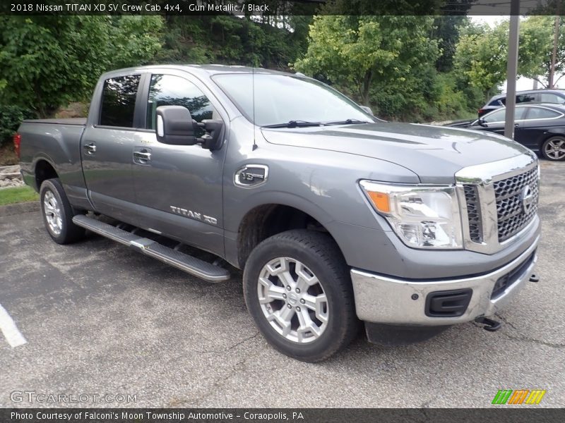 Gun Metallic / Black 2018 Nissan TITAN XD SV Crew Cab 4x4