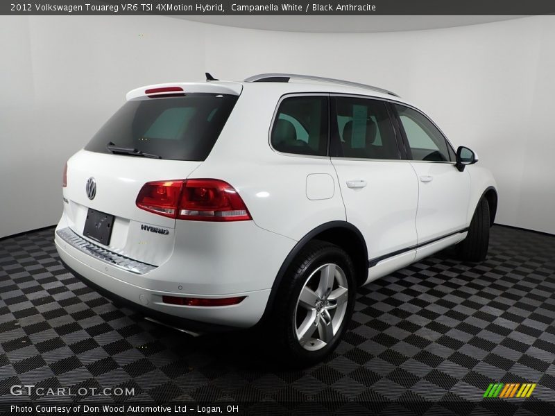 Campanella White / Black Anthracite 2012 Volkswagen Touareg VR6 TSI 4XMotion Hybrid