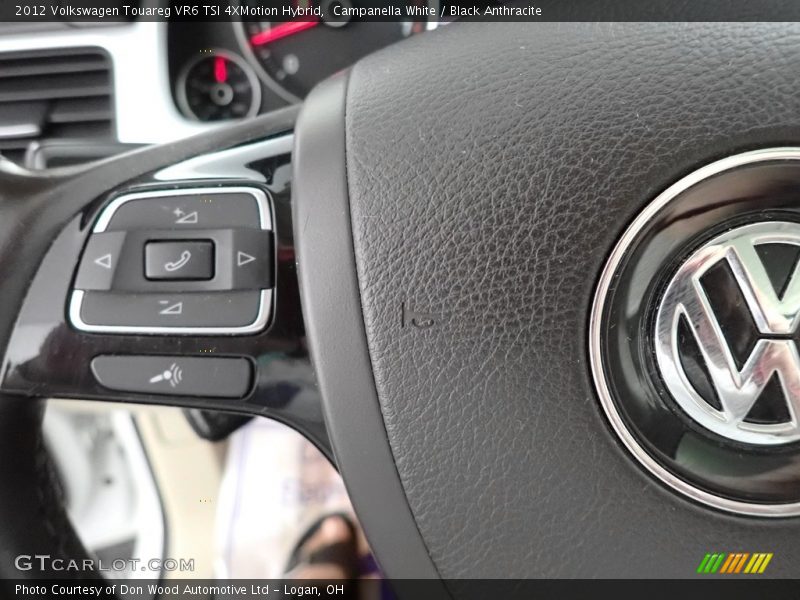 Campanella White / Black Anthracite 2012 Volkswagen Touareg VR6 TSI 4XMotion Hybrid