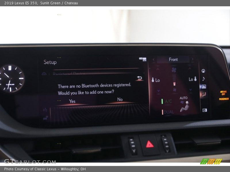 Sunlit Green / Chateau 2019 Lexus ES 350