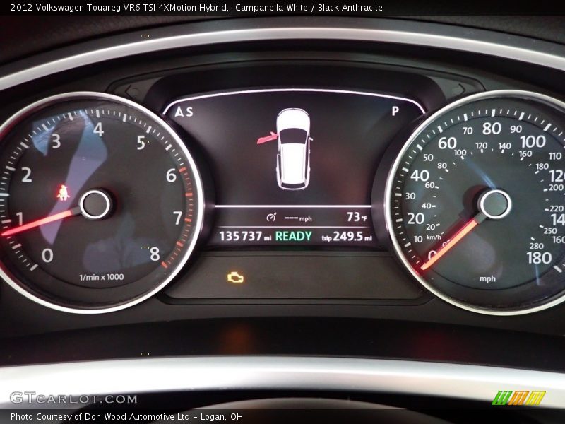 Campanella White / Black Anthracite 2012 Volkswagen Touareg VR6 TSI 4XMotion Hybrid