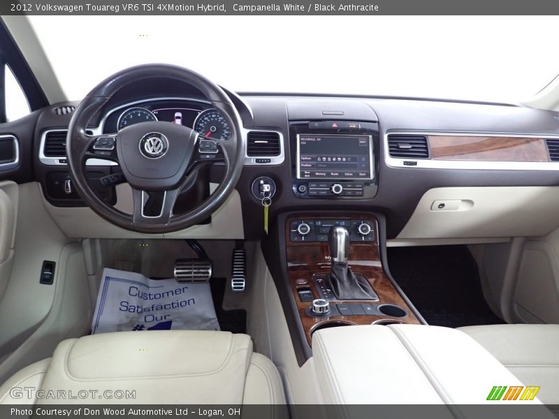 Campanella White / Black Anthracite 2012 Volkswagen Touareg VR6 TSI 4XMotion Hybrid