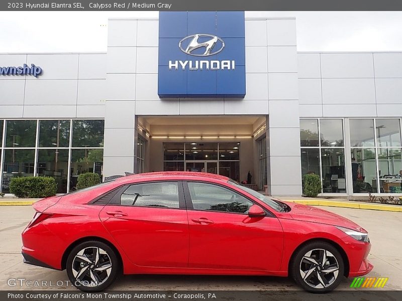  2023 Elantra SEL Calypso Red