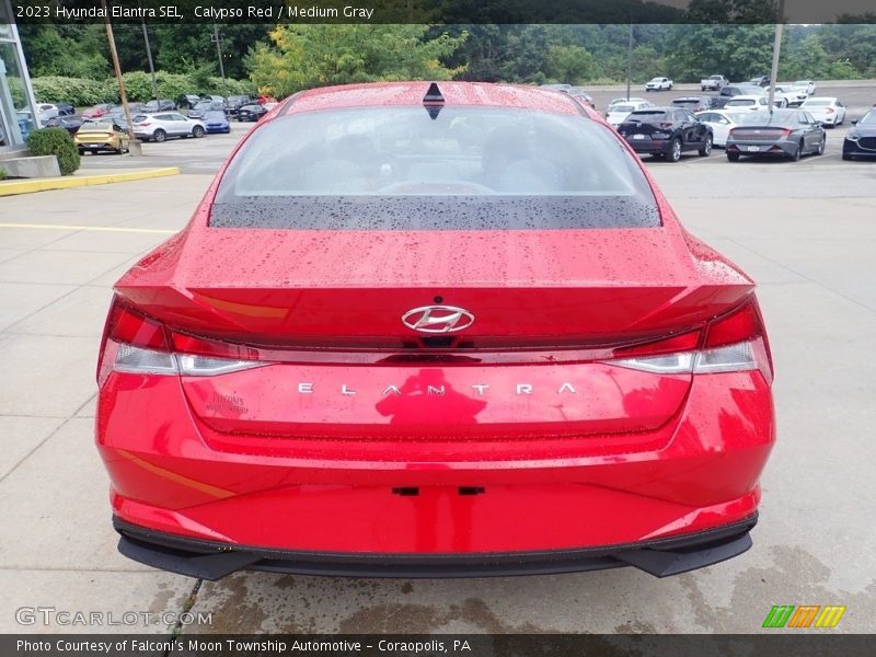 Calypso Red / Medium Gray 2023 Hyundai Elantra SEL