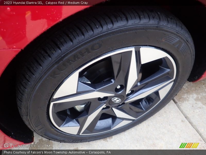 Calypso Red / Medium Gray 2023 Hyundai Elantra SEL