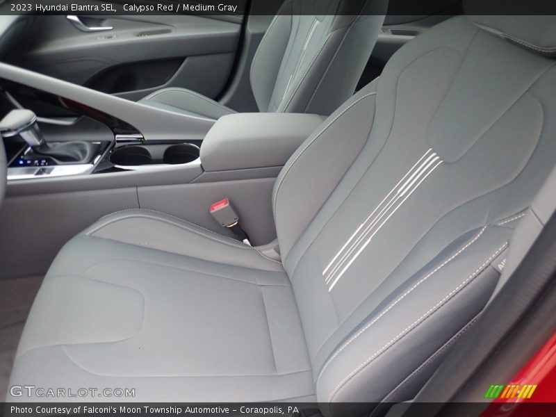 Calypso Red / Medium Gray 2023 Hyundai Elantra SEL