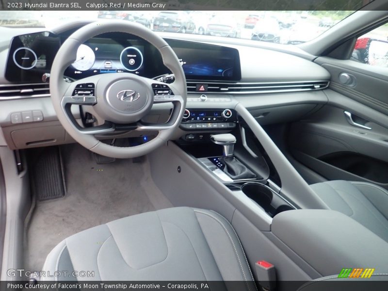  2023 Elantra SEL Medium Gray Interior