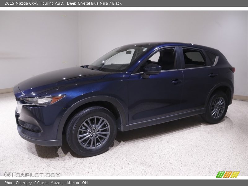 Deep Crystal Blue Mica / Black 2019 Mazda CX-5 Touring AWD