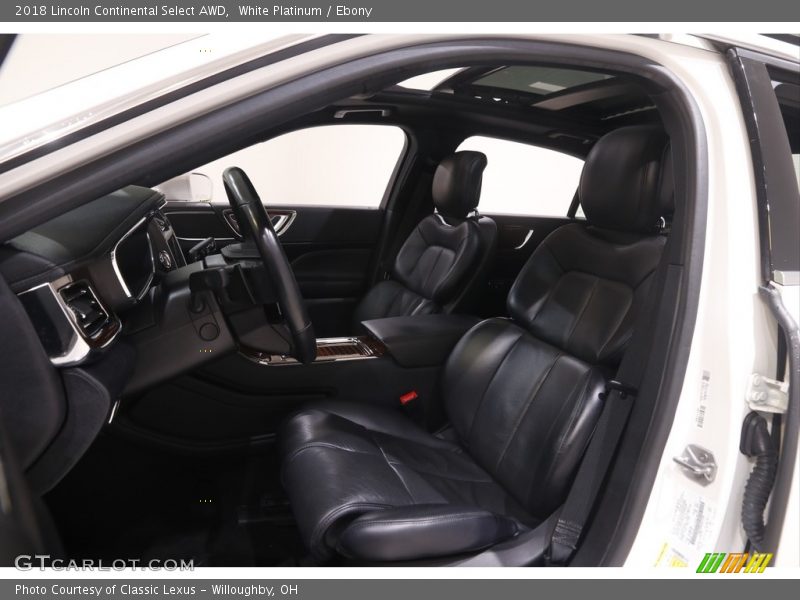 White Platinum / Ebony 2018 Lincoln Continental Select AWD