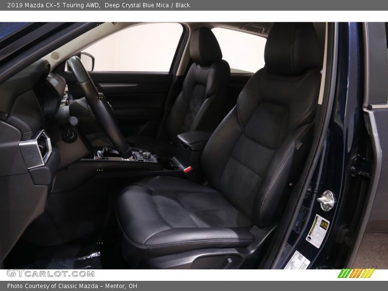 Deep Crystal Blue Mica / Black 2019 Mazda CX-5 Touring AWD