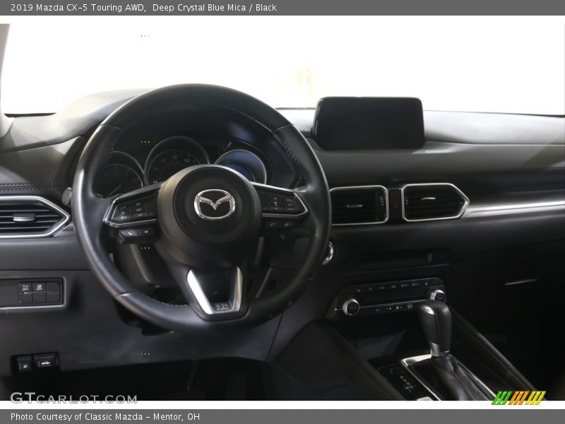 Deep Crystal Blue Mica / Black 2019 Mazda CX-5 Touring AWD