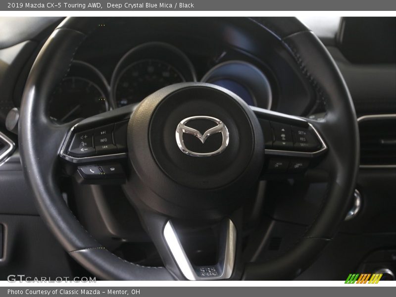 Deep Crystal Blue Mica / Black 2019 Mazda CX-5 Touring AWD